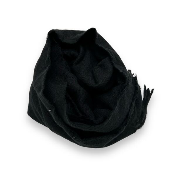 NEW Macy's Style&Co. Black Unisex Winter scarf Rectangle Classic Warm Fringe NWT - Picture 4 of 10